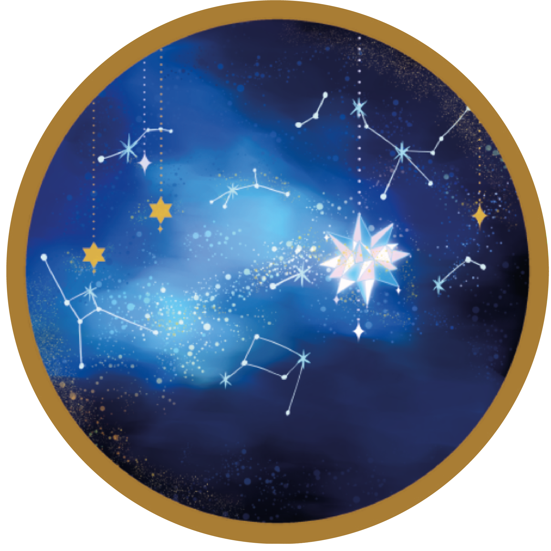 円形ステッカー