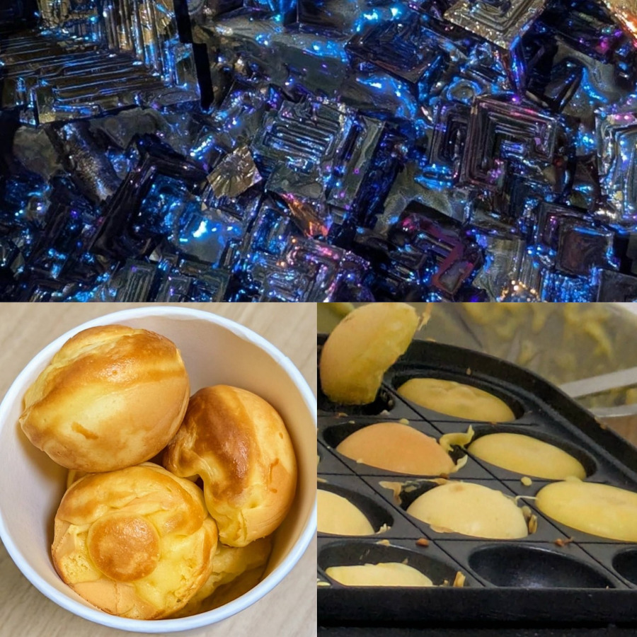 ベビーカステラ＆ビスマスアクセサリー