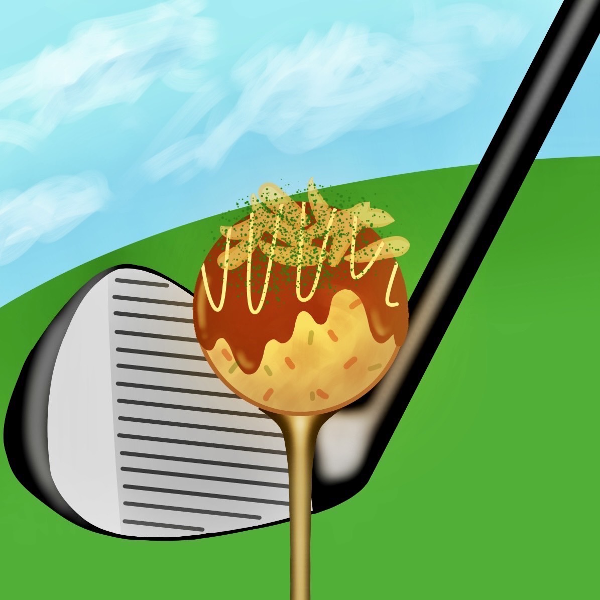 九医ゴルフ部のたこ焼き